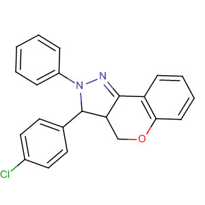 [1]Benzopyrano[4,3-c]pyrazole,3-(4-chlorophenyl)-2,3,3a,4-tetrahydro-2-phenyl-