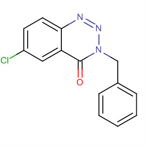 1,2,3-Benzotriazin-4(3H)-one, 6-chloro-3-(phenylmethyl)- molecular structure