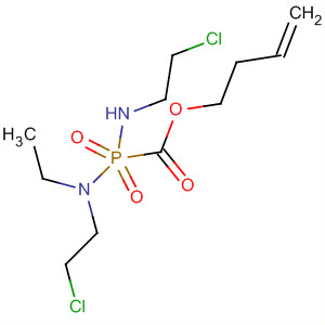 Phosphorodiamidic acid, N,N'-bis(2-chloroethyl)-N-ethyl-, 3-butenylester molecular structure