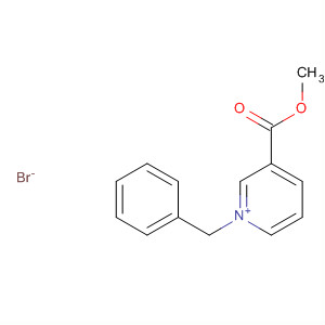 Pyridinium, 3-(methoxycarbonyl)-1-(phenylmethyl)-, bromide molecular structure