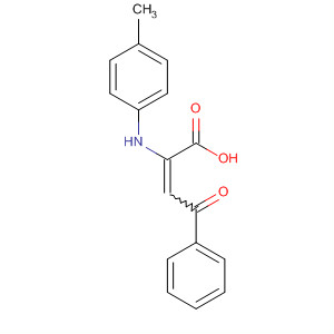 2-Butenoic acid, 2-[(4-methylphenyl)amino]-4-oxo-4-phenyl- molecular structure