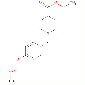 4-Piperidinecarboxylic acid, 1-[[4-(methoxymethoxy)phenyl]methyl]-,ethyl ester