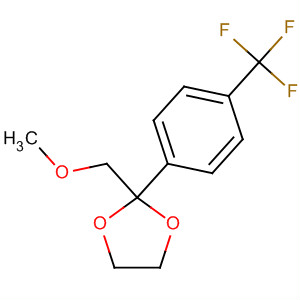 1,3-Dioxolane, 2-(methoxymethyl)-2-[4-(trifluoromethyl)phenyl]- molecular structure