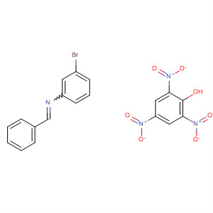 Benzenamine, 3-bromo-N-(phenylmethylene)-, compd. with2,4,6-trinitrophenol (1:1) molecular structure