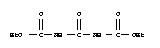 diethyl diimidotricarbonate molecular structure