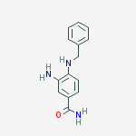 3-amino-4-(benzylamino)benzamide