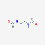 N,N'-ethane-1,2-diylbis(N-methylformamide) molecular structure
