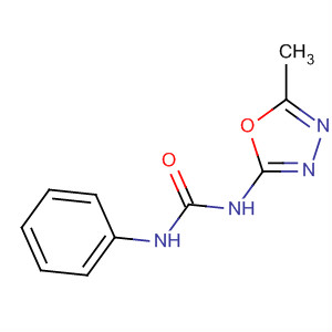 Urea, N-(5-methyl-1,3,4-oxadiazol-2-yl)-N'-phenyl- molecular structure