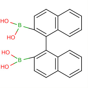 Boronic acid, (1S)-[1,1'-binaphthalene]-2,2'-diylbis- molecular structure