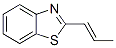 Benzothiazole, 2-(1-propenyl)-, (E)- (9CI) molecular structure