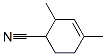 2,4-dimethylcyclohex-3-ene-1-carbonitrile molecular structure