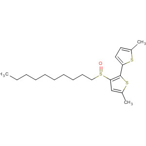 2,2'-Bithiophene, 3-(decylsulfinyl)-5,5'-dimethyl- molecular structure