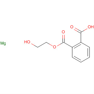 1,2-Benzenedicarboxylic acid, mono(2-hydroxyethyl) ester, magnesiumsalt (1:1) molecular structure