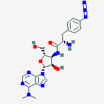 4-azidopuromycin molecular structure