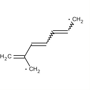 2,4-Heptadiene-1,7-diyl, 6-methylene- molecular structure