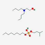 isopentyl octyl hydrogen phosphate, compound with 2-(dibutylamino)ethanol (1:1)