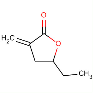 2(3H)-Furanone, 5-ethyldihydro-3-methylene- molecular structure