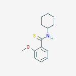 N-cyclohexyl-2-methoxybenzenecarbothioamide