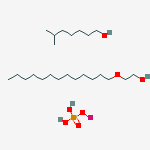 Potassium;dihydrogen Phosphate;6-methylheptan-1-ol;2-tridecoxyethanol molecular structure