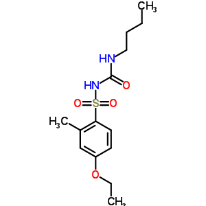 N-((BUTYLAMINO)CARBONYL)-4-ETHOXY-2-METHYLBENZENESULFONAMIDE