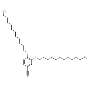 Benzene, 1,2-bis(dodecyloxy)-4-ethynyl- molecular structure