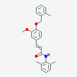 N-(2,6-dimethylphenyl)-3-{3-methoxy-4-[(2-methylbenzyl)oxy]phenyl}prop-2-enamide