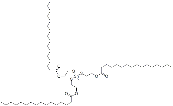 (methylstannylidyne)tris(thioethylene) tripalmitate
