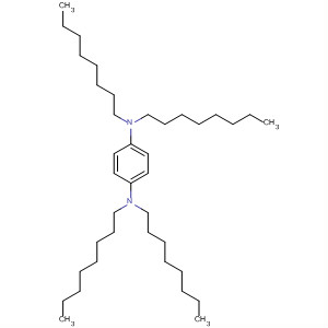 1,4-Benzenediamine, N,N,N',N'-tetraoctyl- molecular structure