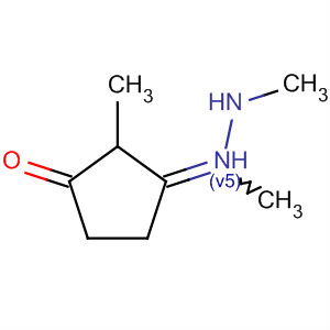 Cyclopentanone, 2-methyl-, dimethylhydrazone molecular structure