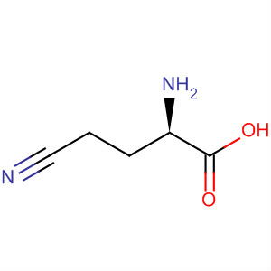 Butanoic acid, 2-amino-4-cyano-, (R)- molecular structure