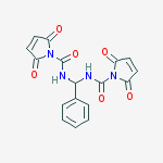 n,n'-(phenylmethanediyl)bis(2,5-dioxo-2,5-dihydro-1h-pyrrole-1-carboxamide) molecular structure
