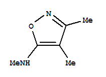 N,3,4-trimethyl-1,2-oxazol-5-amine molecular structure