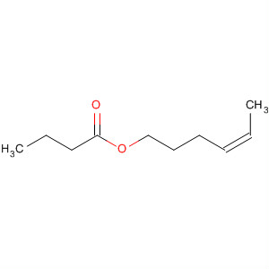 Butyric acid (Z)-4-hexen-1-yl ester molecular structure