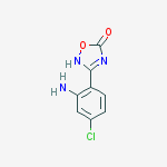 1,2,4-Oxadiazol-5(2H)-one, 3-(2-amino-4-chlorophenyl)- molecular structure