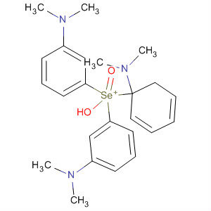 Seleninium, 2,4,6-tris[4-(dimethylamino)phenyl]- molecular structure