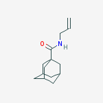 N-prop-2-enyladamantane-1-carboxamide molecular structure