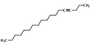 octadec-4-yne molecular structure