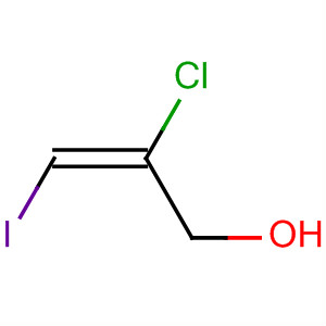 2-Propen-1-ol, 2-chloro-3-iodo-, (2E)- molecular structure