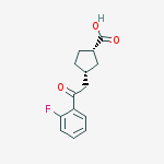 CIS-3-[2-(2-FLUOROPHENYL)-2-OXOETHYL]CYCLOPENTANE-1-CARBOXYLIC ACID