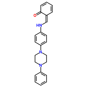 (6Z)-6-({[4-(4-phenylpiperazin-1-yl)phenyl]amino}methylidene)cyclohexa-2,4-dien-1-one