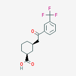 CIS-3-[2-OXO-2-(3-TRIFLUOROMETHYLPHENYL)ETHYL]CYCLOHEXANE-1-CARBOXYLIC ACID