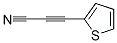 2-Propynenitrile,3-(2-thienyl)- molecular structure