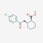 CIS-2-[2-(4-CHLOROPHENYL)-2-OXOETHYL]CYCLOHEXANE-1-CARBOXYLIC ACID molecular structure