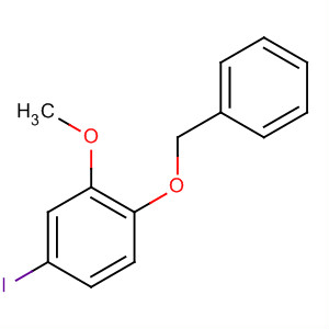 Benzene, 4-iodo-2-methoxy-1-(phenylmethoxy)- molecular structure