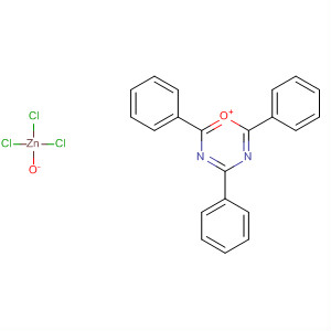 1,3,5-Oxadiazin-1-ium, 2,4,6-triphenyl-, trichlorozincate molecular structure