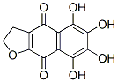 2,3-Dihydro-5,6,7,8-tetrahydroxynaphtho[2,3-b]furan-4,9-dione molecular structure