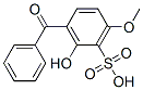 2-Hydroxy-6-methoxy-3-benzoylbenzenesulfonic acid molecular structure