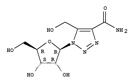 5-(hydroxymethyl)-1-pentofuranosyl-1H-1,2,3-triazole-4-carboxamide