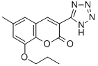2H-1-Benzopyran-2-one, 6-methyl-8-propoxy-3-(1H-tetrazol-5-yl)-
