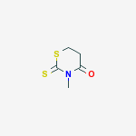 3-methyl-2-thioxo-1,3-thiazinan-4-one molecular structure